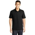thumbnail image 1 of Sport-Tek PosiCharge Active Textured Polo-3XL (Black), 1 of 6