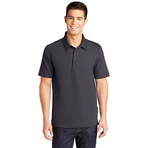 Sport-Tek PosiCharge Active Textured Polo-4XL (Iron Grey)
