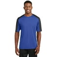 thumbnail image 1 of Sport-Tek PosiCharge Competitor Sleeve Blocked Tee-L (True Royal/ Black), 1 of 5