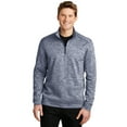 thumbnail image 1 of Sport-Tek PosiCharge Electric Heather Fleece 1/4 Zip Pullover-XL (True Navy Electric), 1 of 6