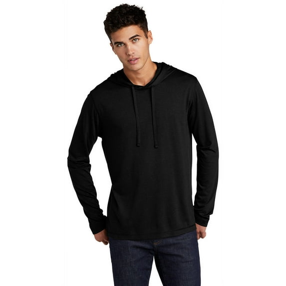 Sport-Tek PosiCharge Long Sleeve Hoodie ST406 3XL Black Triad Solid