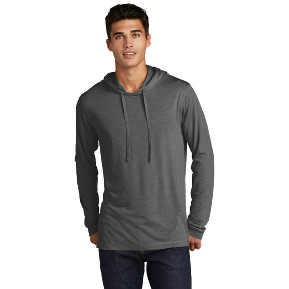 Sport Tek Male Cowl Neck Hoodie St406 Dark Grey Hthr X-Large