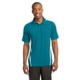 thumbnail image 1 of Sport-Tek PosiCharge Micro Mesh Colorblock Polo-4XL (Blue Wake/ White), 1 of 6