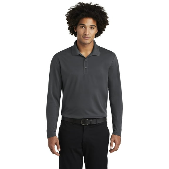 Sport-Tek ® PosiCharge ® RacerMesh ® Long Sleeve Polo. ST640LS