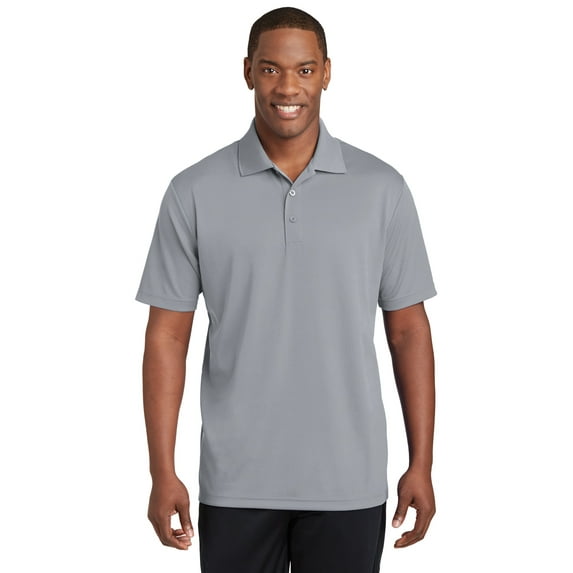 Sport-Tek PosiCharge RacerMesh Polo-2XL (Silver)