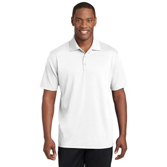 Sport-Tek PosiCharge RacerMesh Polo-2XL (White)