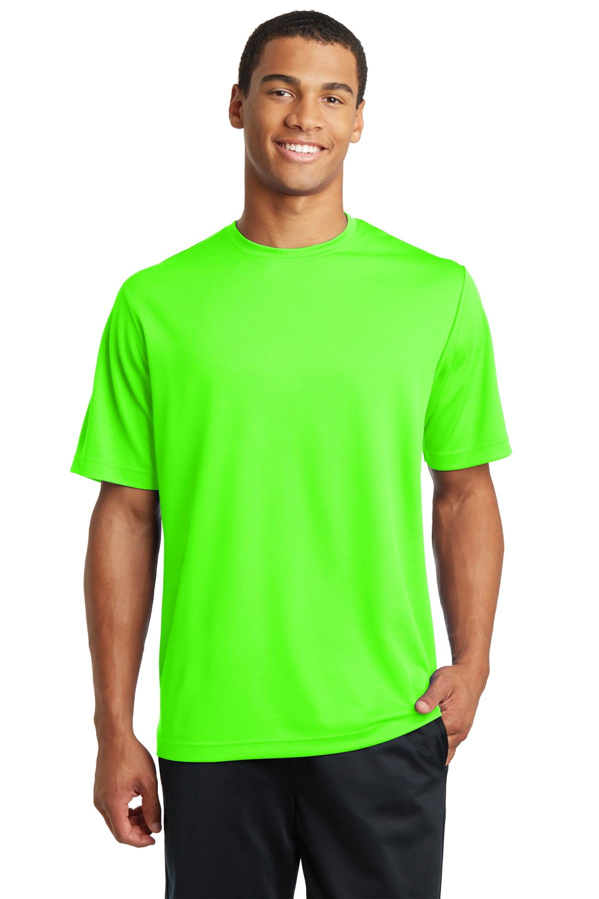 Sport-Tek PosiCharge RacerMesh Dri Fit T-Shirt, 3XL, Neon Green
