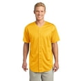 thumbnail image 1 of Sport-Tek PosiCharge Tough Mesh Full Button Jersey-L (Gold), 1 of 6