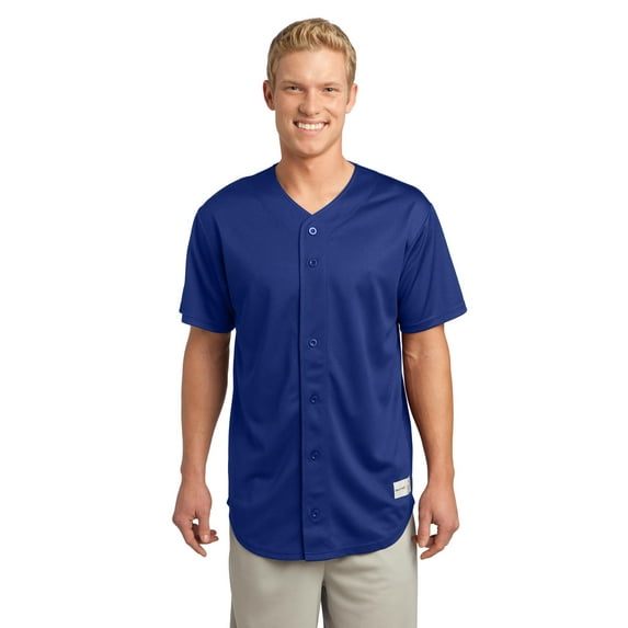 Sport-Tek ® PosiCharge ® Tough Mesh Full-Button Jersey. ST220