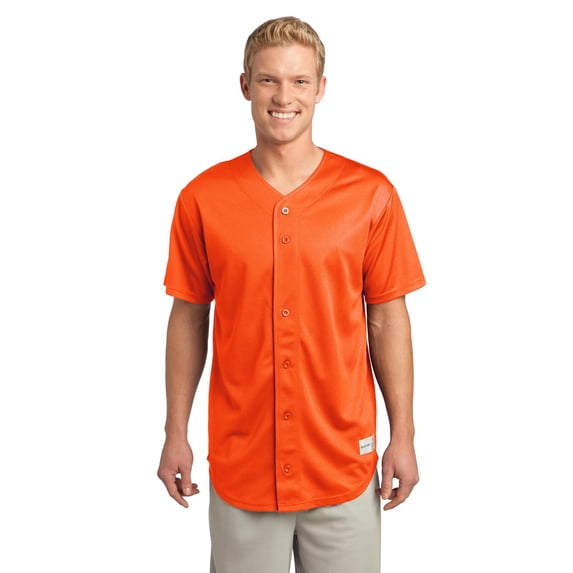 Sport-Tek ® PosiCharge ® Tough Mesh Full-Button Jersey. ST220