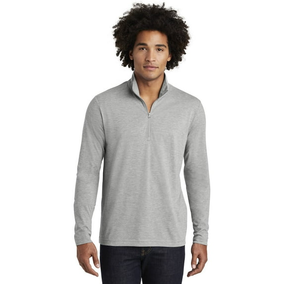 Sport-Tek ® PosiCharge ® Tri-Blend Wicking 1/4-Zip Pullover. ST407