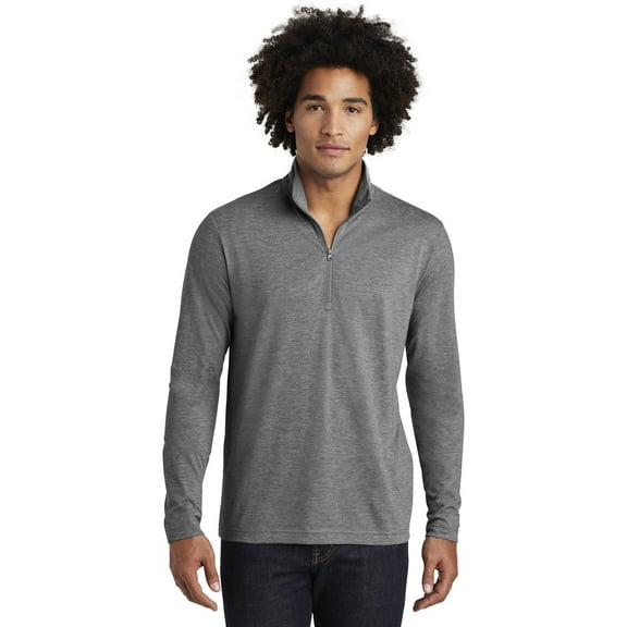 Sport-Tek PosiCharge Tri-Blend Wicking 1/4-Zip Pullover. ST407