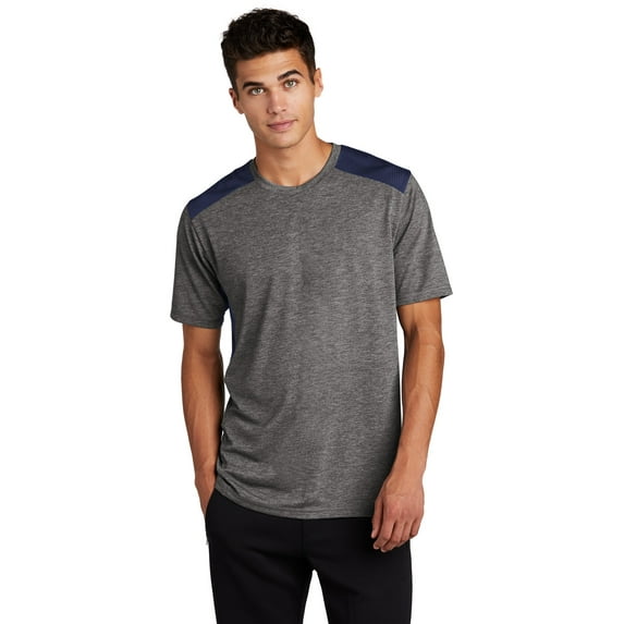 Sport-Tek PosiCharge Tri-Blend Wicking Draft Tee. ST410