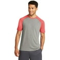 thumbnail image 1 of Sport-Tek PosiCharge Tri-Blend Wicking Raglan Tee ST400, 1 of 4
