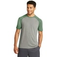 thumbnail image 1 of Sport-Tek PosiCharge Tri-Blend Wicking Raglan Tee ST400, 1 of 4