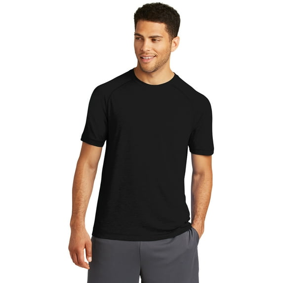 Sport-Tek PosiCharge Tri-Blend Wicking Raglan Tee. ST400