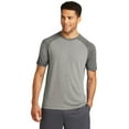 thumbnail image 1 of Sport-Tek PosiCharge Tri-Blend Wicking Raglan Tee ST400, 1 of 4
