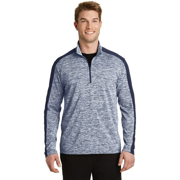 Sport-Tek Posicharge Electric Heather Colorblock 1/4-Zip Pullover