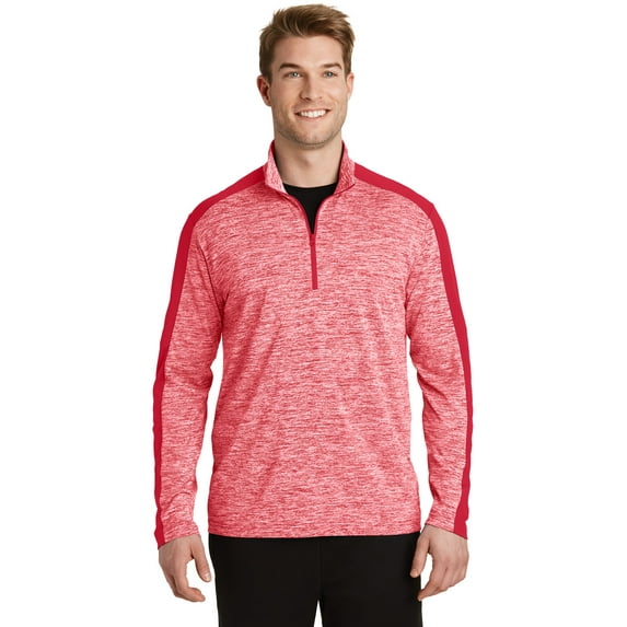 Sport-Tek Posicharge Electric Heather Colorblock 1/4-Zip Pullover