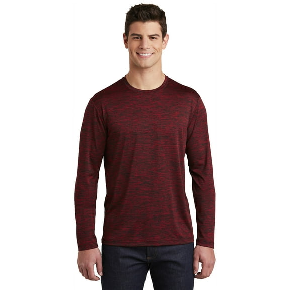 Sport-Tek Posicharge Long Sleeve Electric Heather Tee