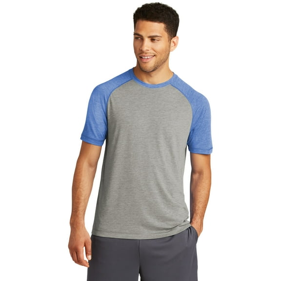 Sport-Tek Posicharge Tri-Blend Wicking Raglan Tee