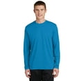 thumbnail image 1 of Sport-Tek RacerMesh Long Sleeve Tee (ST340LS) Pond Blue, M, 1 of 2