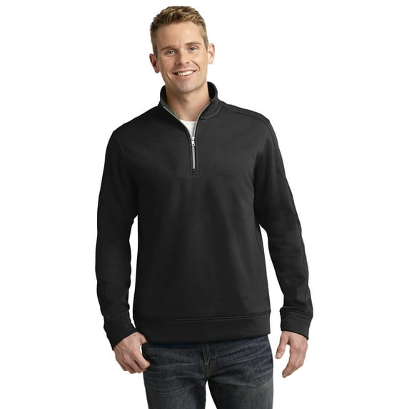 Sport-Tek Repel 1/4 Zip Pullover-2XL (Black)