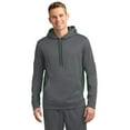 thumbnail image 1 of ST235 Sport-Tek Unisex Adult Hoody Sweatshirt Sport-Wick Fleece Colorblock Hooded Pullover, 1 of 2