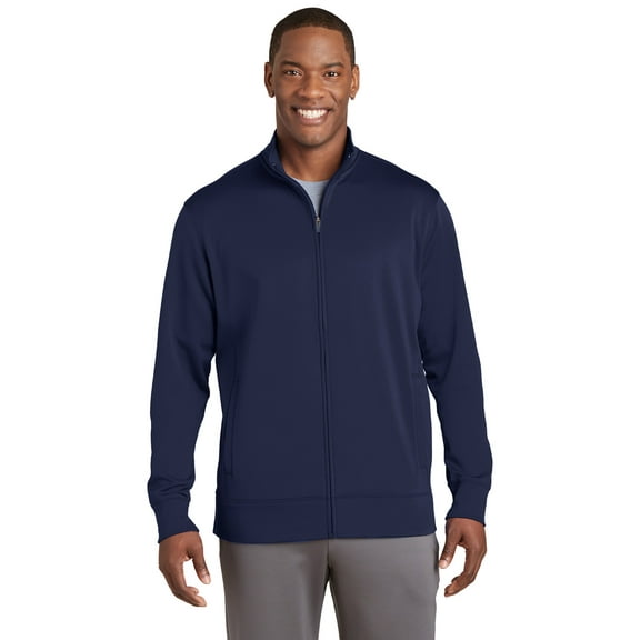 Sport-Tek ST241 Sport-Wick Fleece Full-Zip Jacket, Mens Athletic Jackets