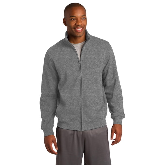 Sport-Tek ST259 Full-Zip Sweatshirt, Vintage Heather, S