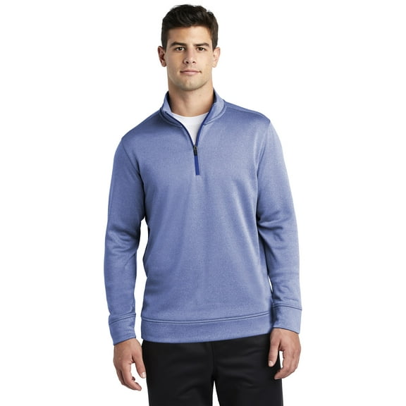 Sport-Tek ST263 PosiCharge Sport-Wick Heather Fleece 1/4-Zip Pullover, Shop all kids
