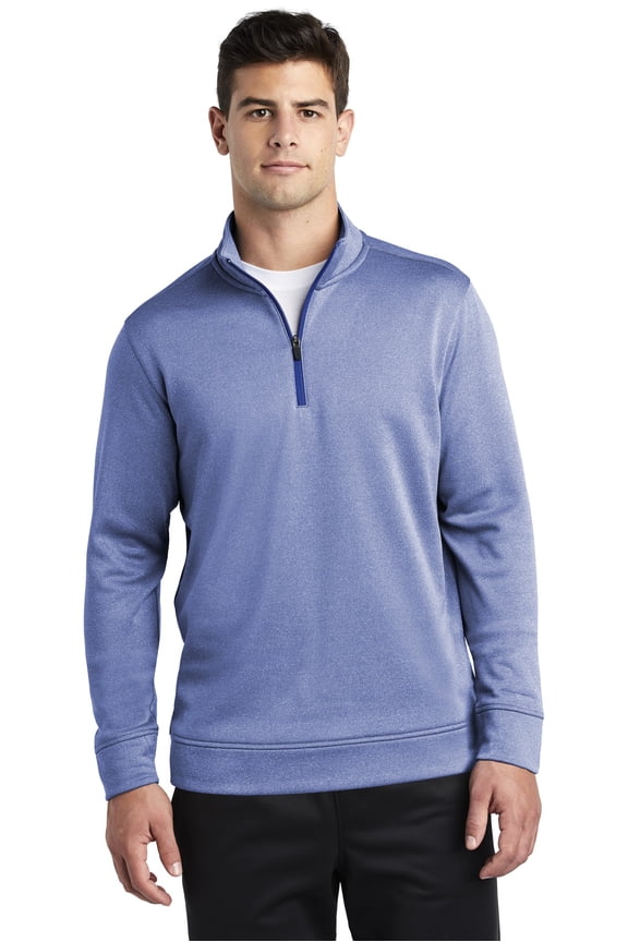 ST263 PosiCharge Sport-Wick Heather Fleece 1/4-Zip Pullover, Shop all kids