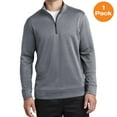 thumbnail image 1 of Sport-Tek ST263 PosiCharge Sport-Wick Heather Fleece 1/4-Zip Pullover, True Navy Heather, XS, Mens Pullover Hoodies and Sweatshirts, 1 of 1