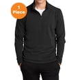 thumbnail image 1 of Sport-Tek ST273 Lightweight French Terry 1/4-Zip Pullover, Black, L, Mens Hoodies and Sweatshirts, 1 of 1