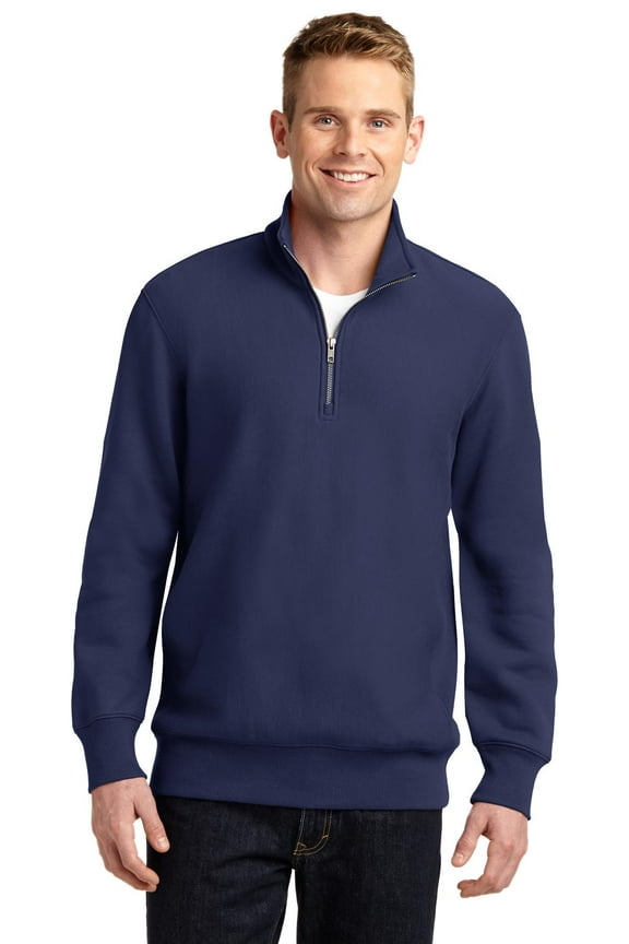 ST283 Super Heavyweight 1/4-Zip Pullover Sweater, Mens Sweatshirts