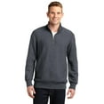 thumbnail image 1 of Sport-Tek ST283 Super Heavyweight 1/4-Zip Pullover Sweater, True Navy, 4XL, Mens Pullover Hoodies and Sweatshirts, 1 of 2