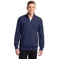 thumbnail image 1 of Sport-Tek ST283 Super Heavyweight 1/4-Zip Pullover Sweater, True Navy, S, 1 of 2