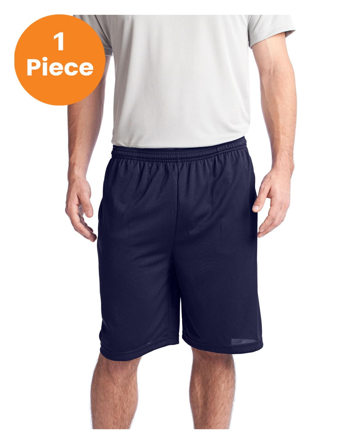 Sport-Tek ST312 PosiCharge Tough Mesh Pocket Shorts, True Navy