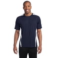 thumbnail image 1 of Sport-Tek ST351 Mens Colorblock PosiCharge Competitor Tees, True Navy & White - 3XL, 1 of 6