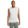 thumbnail image 1 of Sport-Tek ST352 Mens PosiCharge Sleeveless T-Shirt - White - 2X-Large, 1 of 1