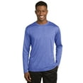 thumbnail image 1 of Sport-Tek ST360LS Long Sleeve Heather Contender Tee , True Royal Heather, 4XL, 1 of 5