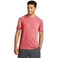 thumbnail image 1 of Sport-Tek ST400 PosiCharge Tri-Blend Wicking Raglan Tee, True Red Heather, L, 1 of 1