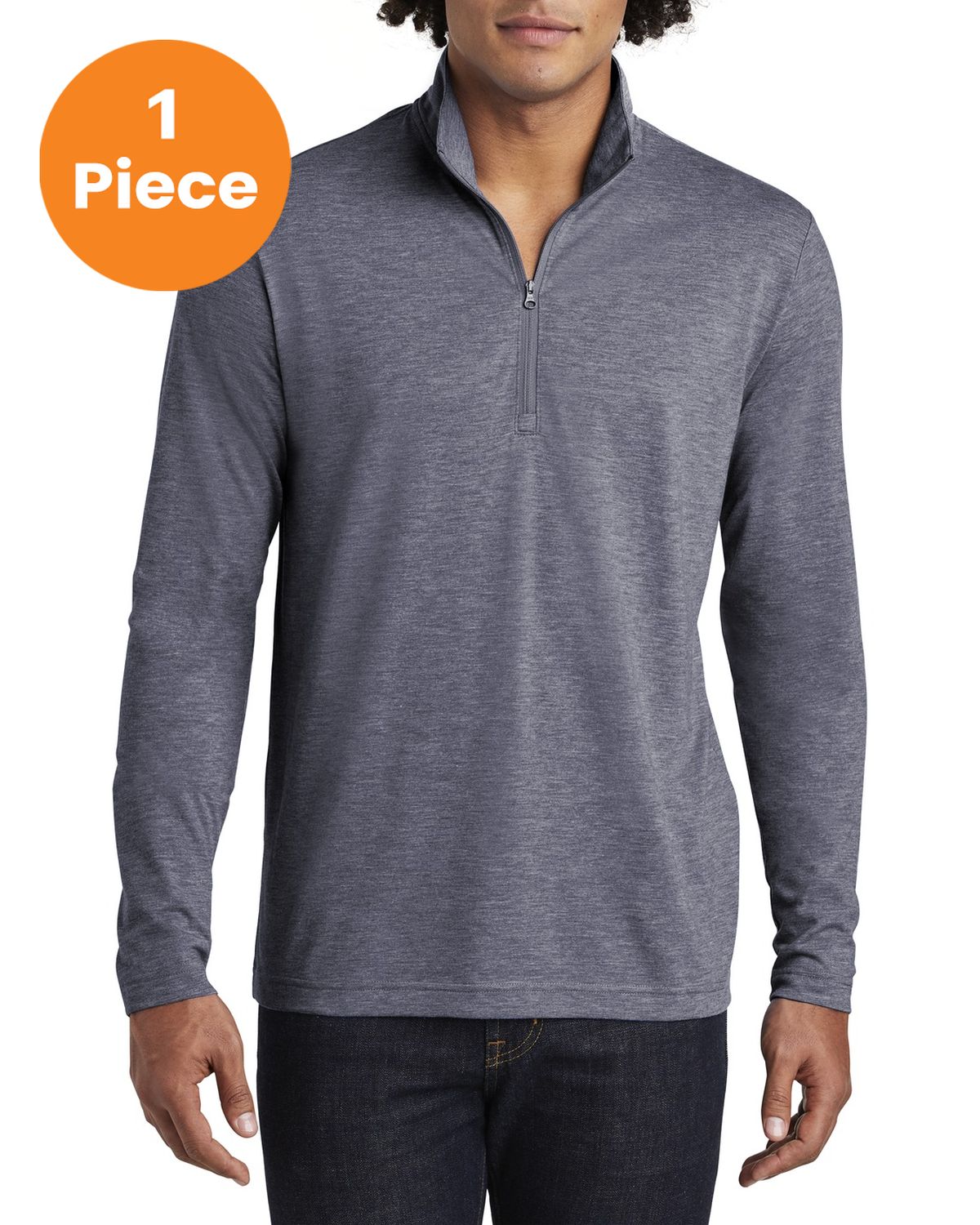Sport-Tek ST407 PosiCharge Tri-Blend Wicking 1/4-Zip Pullover - True Sport-Tek ST407 PosiCharge Tri-Blend Wicking 1/4-Zip Pullover - True