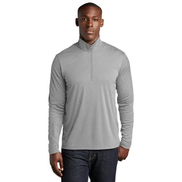 Sport-Tek ST469 Endeavor 1/4-Zip Pullover , Light Grey Heather, XS
