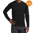 thumbnail image 1 of Sport-Tek ST470LS Long Sleeve Rashguard Tee , Black, 2XL, Home Page, Sports & Outdoors, 1 of 1