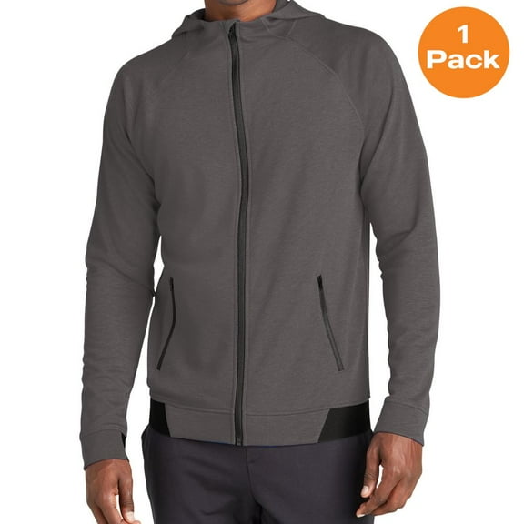 Sport-Tek ST570 Strive Hooded Full-Zip, Graphite, XS, Womens Hoodies