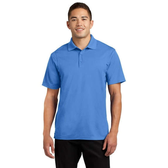 Sport-Tek ST650 Mens Micropique Sport-Wick Polo T-Shirt, Blue Lake - 3XL
