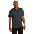 thumbnail image 1 of Sport-Tek ST651 Mens Micropique Sport-Wick Pocket Polo Tees, Iron Grey - 4XL, 1 of 6