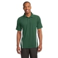 thumbnail image 1 of Sport-Tek ST685 PosiCharge Micro-Mesh Colorblock Polo, Forest Green/ White, 4XL, 1 of 2