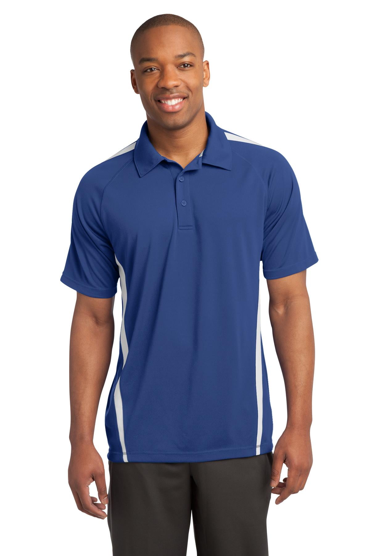Sport-Tek ST685 PosiCharge Micro-Mesh Colorblock Polo, Forest